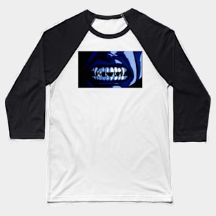 Blue Fangs Baseball T-Shirt